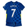 Maglia ufficiale Chelsea Kante 7 Casa 2021-22 per Bambino